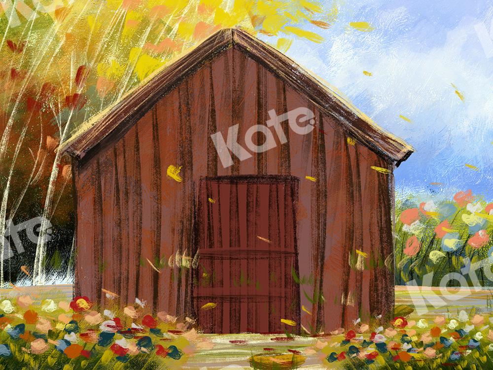 Kate Fine Art Backdrop Country Chalet Designed by GQ -UK