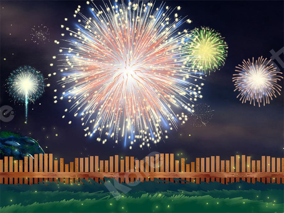 Kate Outside Firework Night Backdrop Designed by Chain Photography -UK