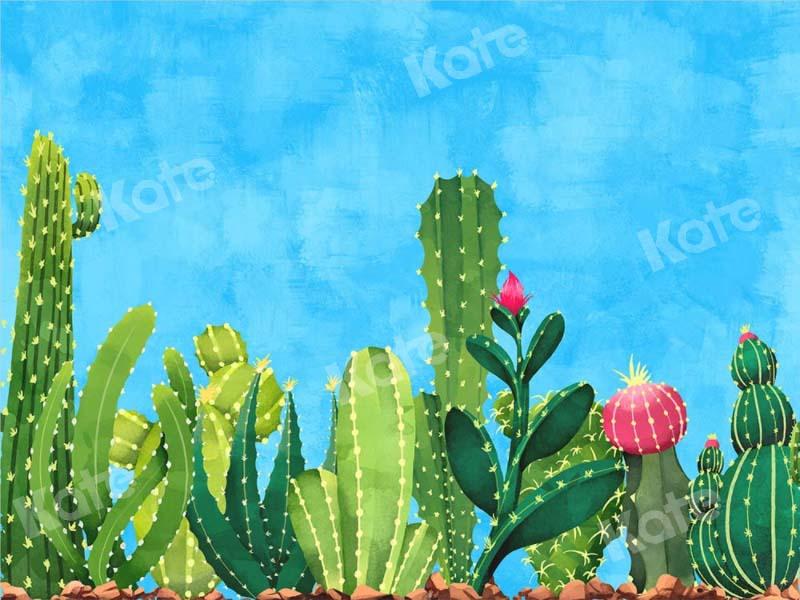 Kate Cake Smash Cactus Cowboy Backdrop Designed by GQ -UK