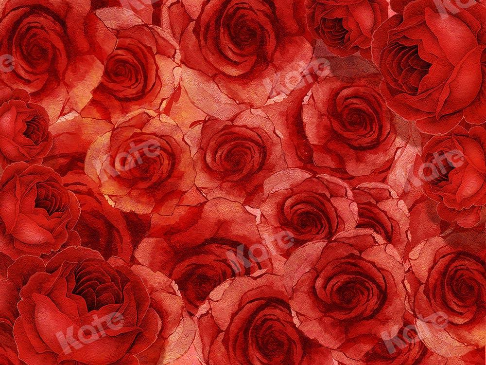 Kate Valentine's Day Rose Backdrop Designed by Chain Photography -UK