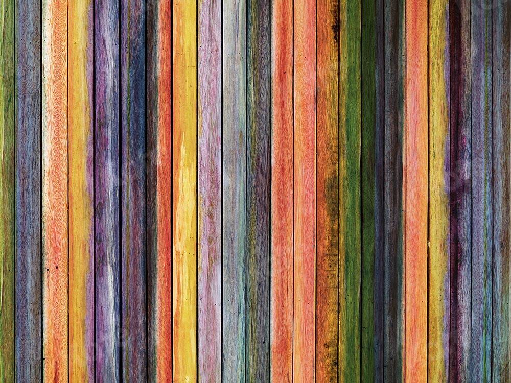 Kate Colorful Wood Backdrop for photography -UK