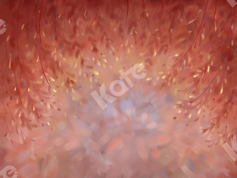 Kate Fine Art Backdrop Red Plants Florals Designed by GQ -UK