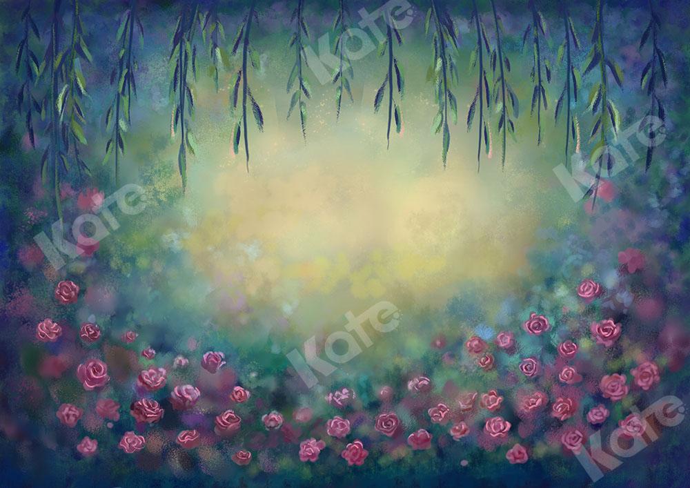 Kate Fine Art Roses Floral Backdrop Designed by GQ -UK