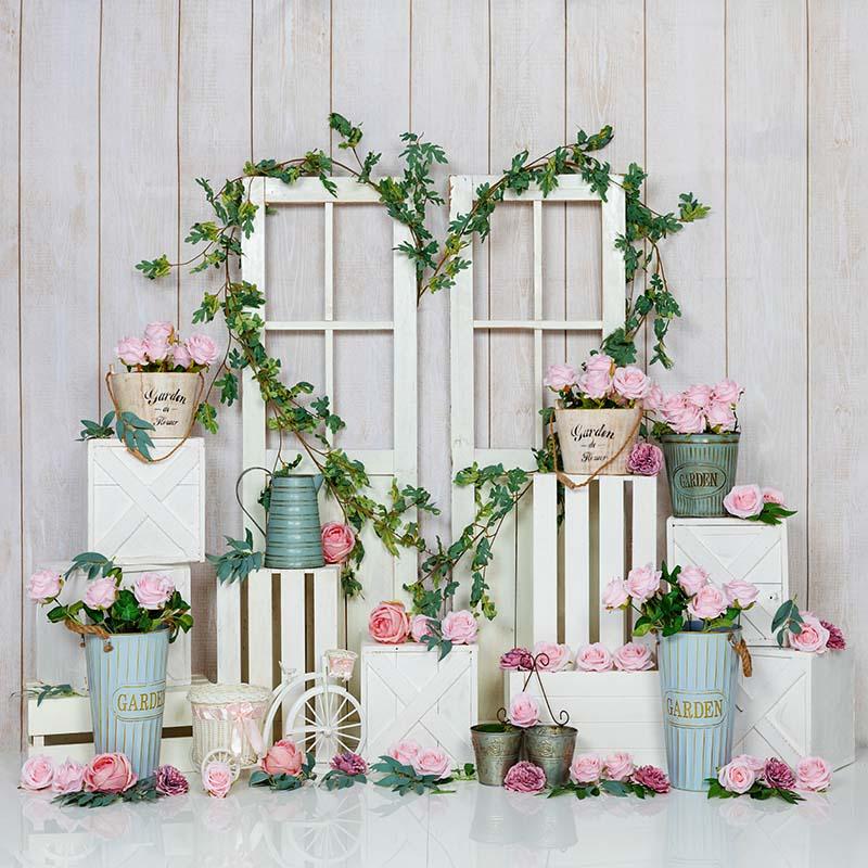 Kate Spring/valentine's Day Pink Rose Backdrop Designed by Emetselch -UK