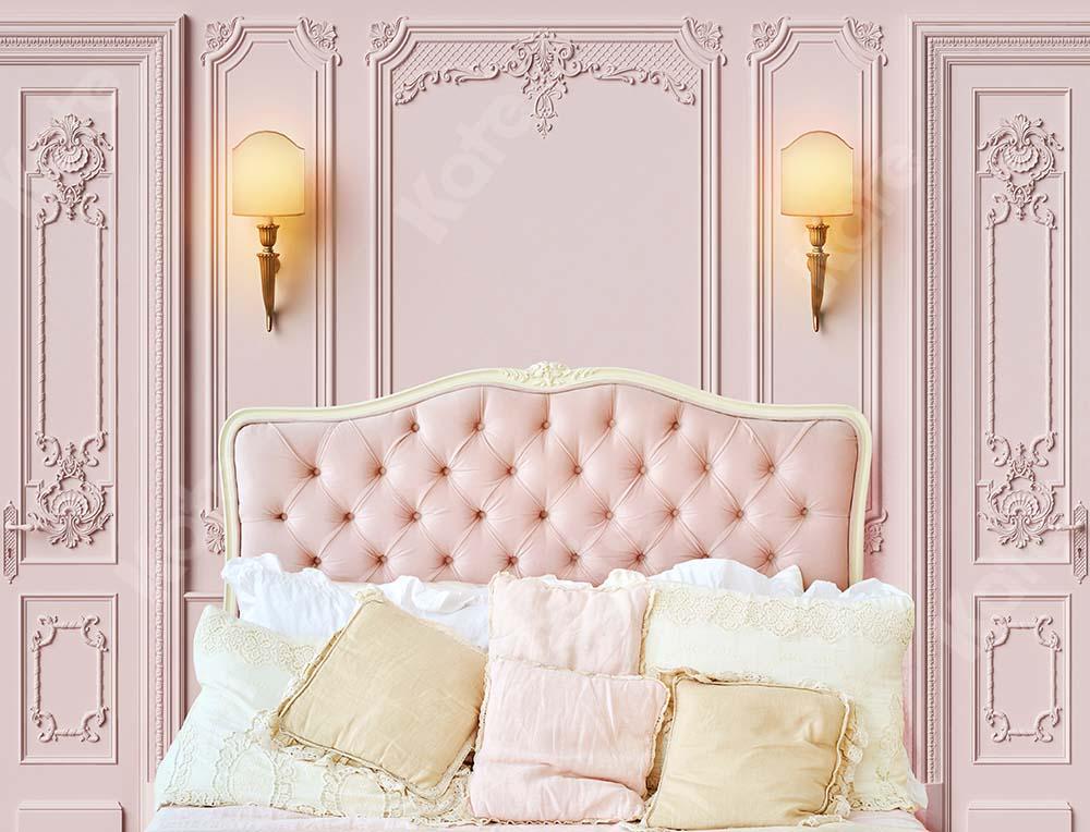Kate Boudoir Pink Headboard Pink Wall Backdrop Designed by Chain Photography -UK