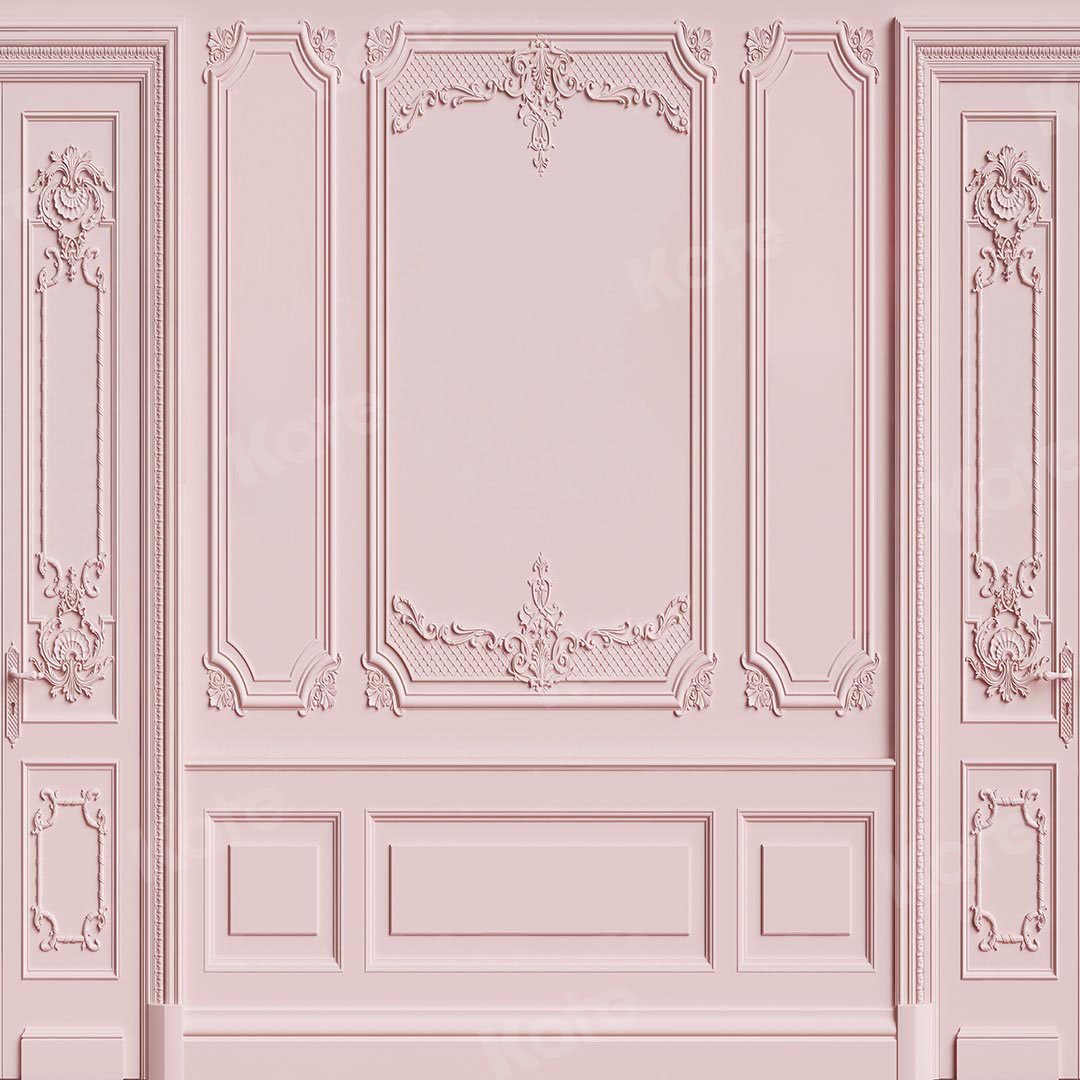 Kate Pink Retro Wall Backdrop Designed by Chain Photography -UK