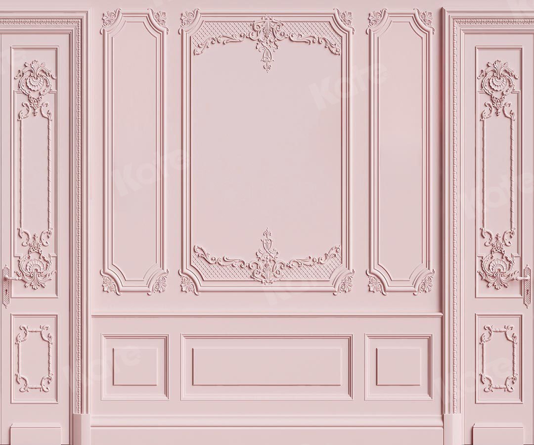 Kate Pink Retro Wall Backdrop Designed by Chain Photography -UK
