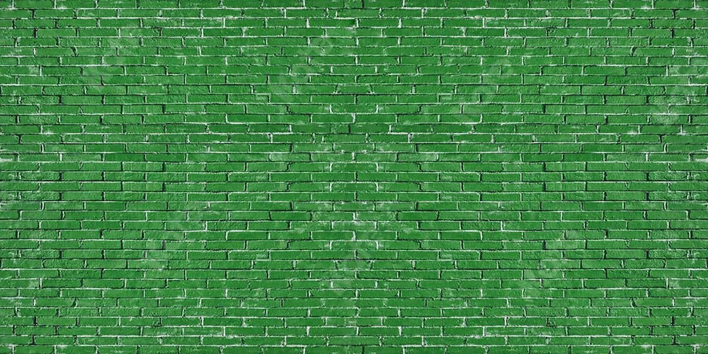 Kate Spring Green Brick Backdrop for photography -UK