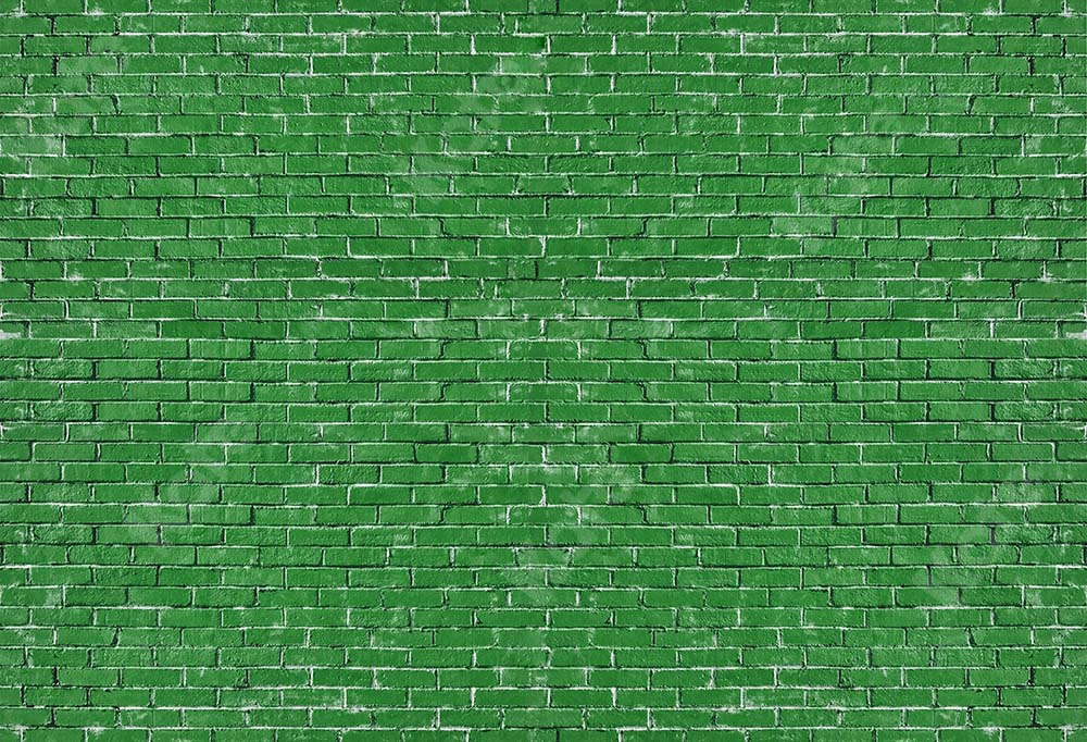 Kate Spring Green Brick Backdrop for photography -UK