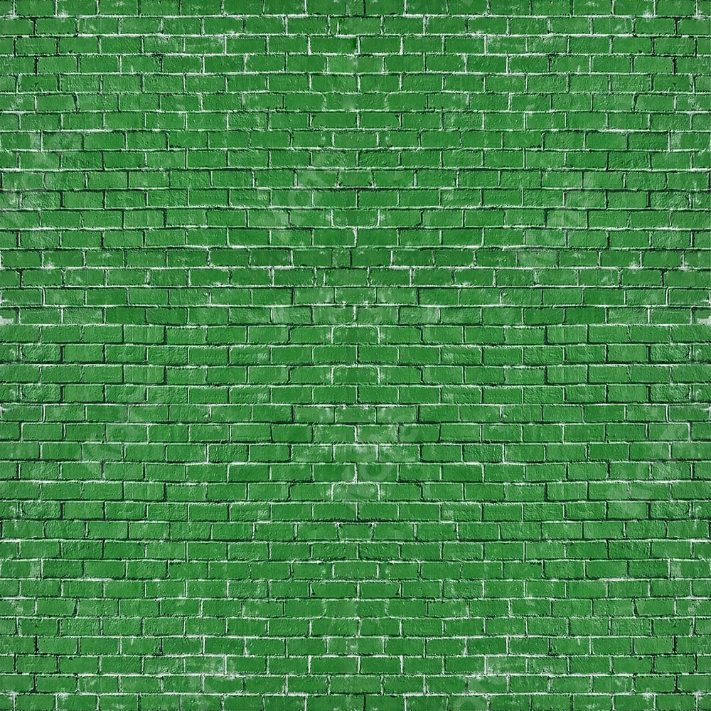 Kate Spring Green Brick Backdrop for photography -UK
