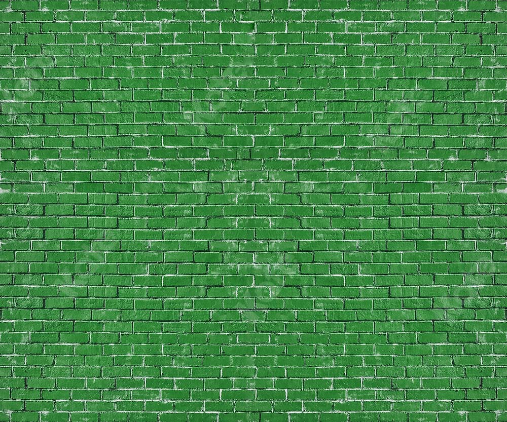 Kate Spring Green Brick Backdrop for photography -UK