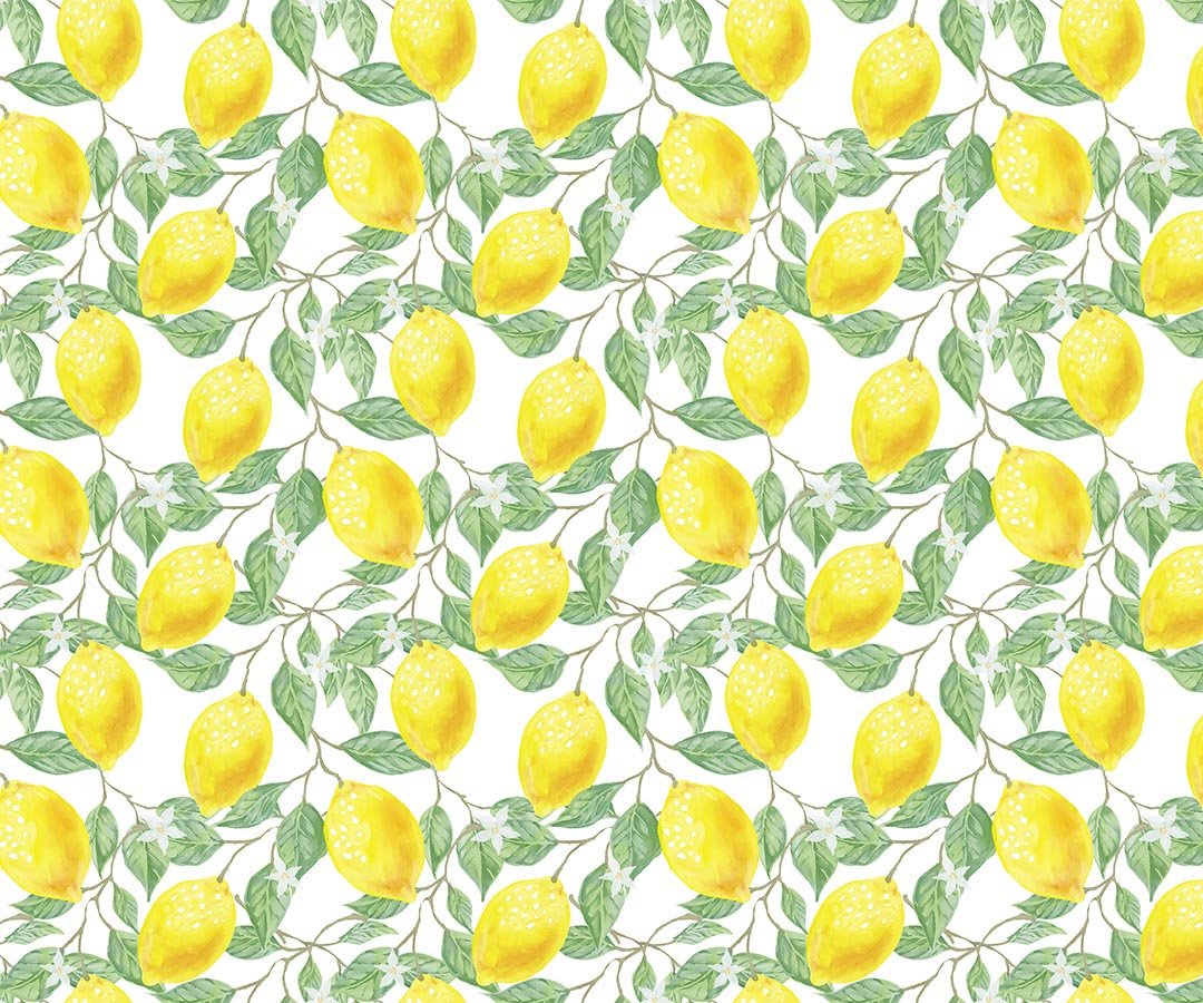 Kate Spring/Summer Yellow Fresh Lemons Backdrop Designed by Chain Photography -UK