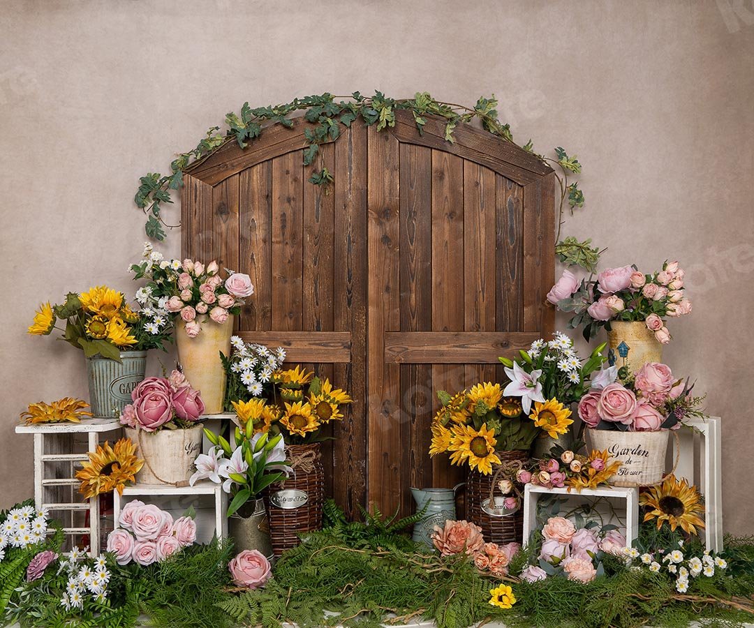 Kate Spring/mother's Day Flower Shop Cake Smash Backdrop Designed by Emetselch -UK