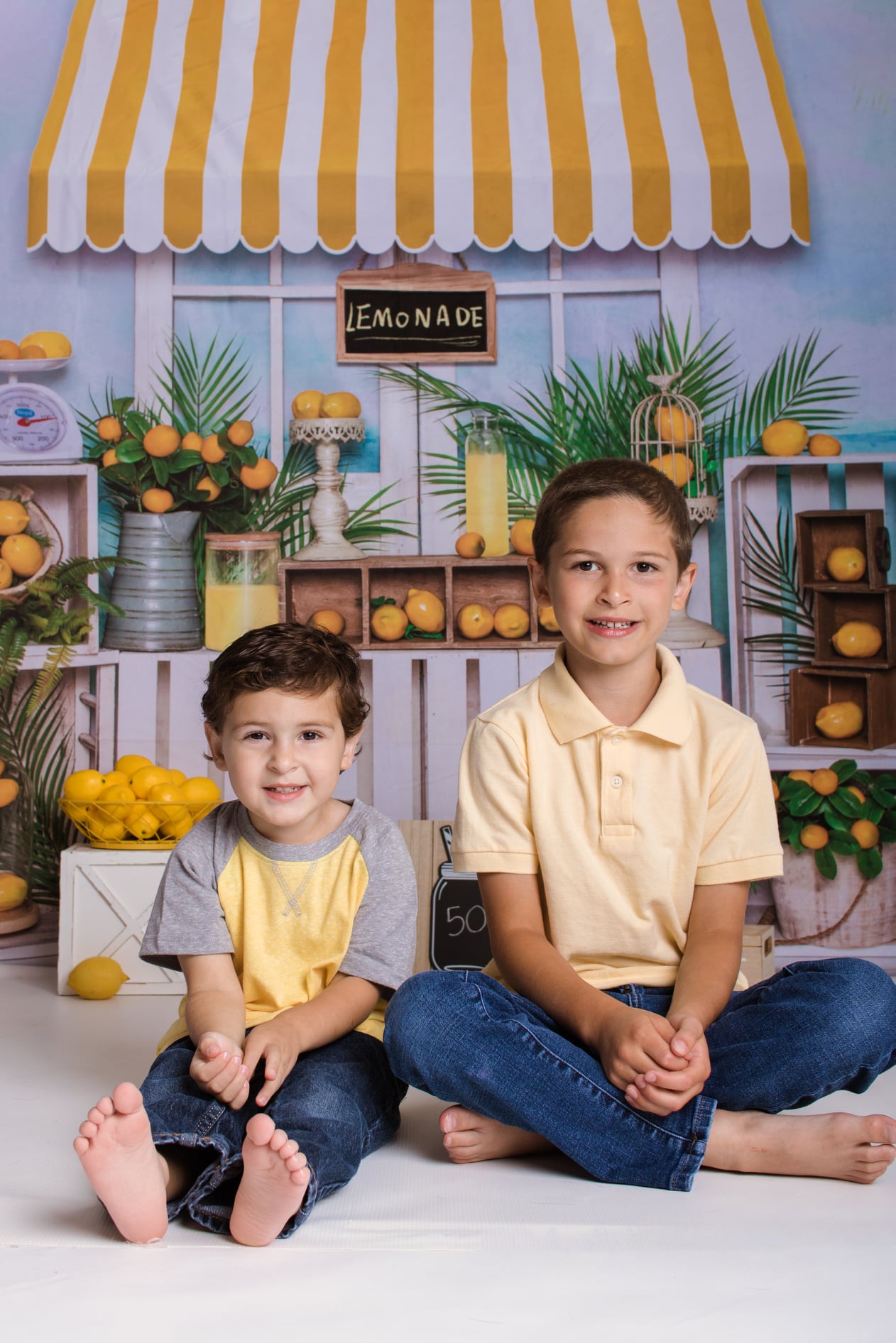 Kate Summer Lemonade Stand Beach Backdrop Designed by Emetselch -UK