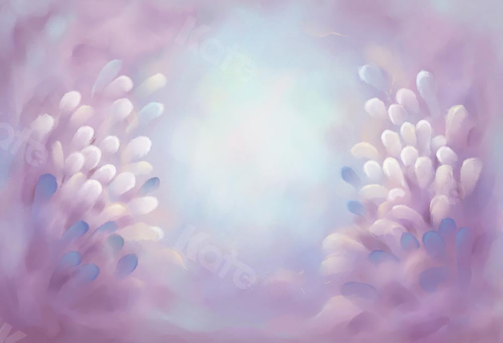 Kate Dreamy Purple Fine Art Flower Backdrop Designed by GQ -UK