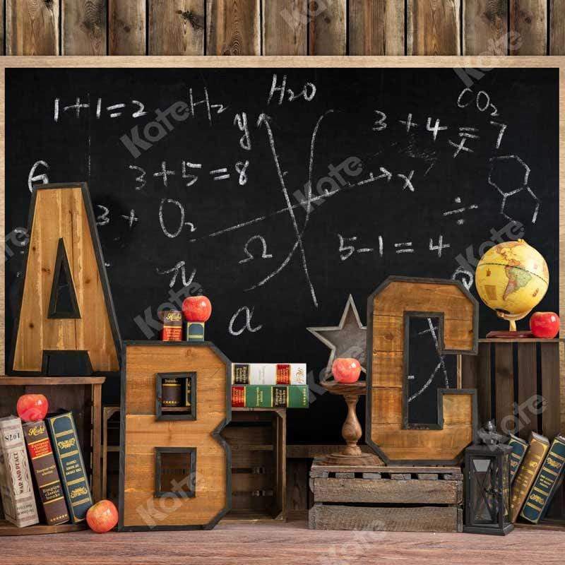 Kate Back to School Blackboard Children Backdrop Designed by Emetselch -UK