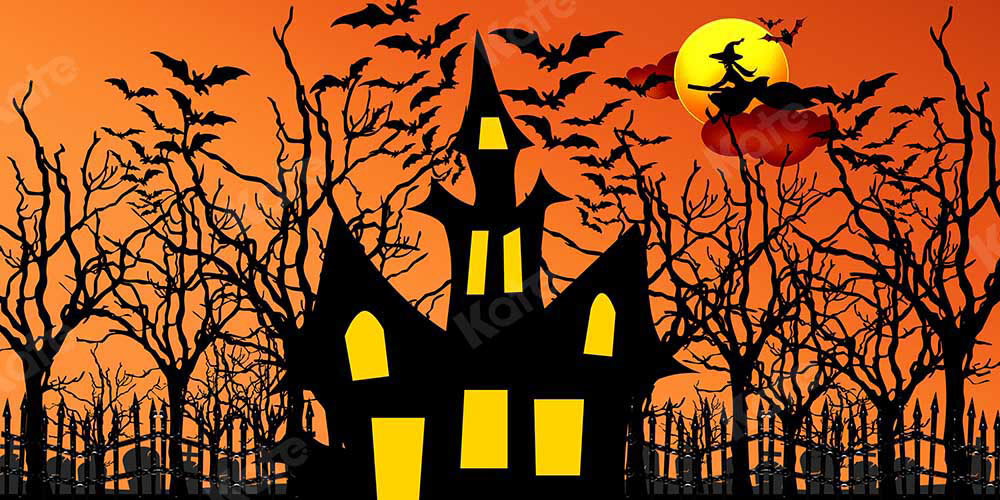 Kate Halloween Witch Backdrop Designed by Chain Photography -UK