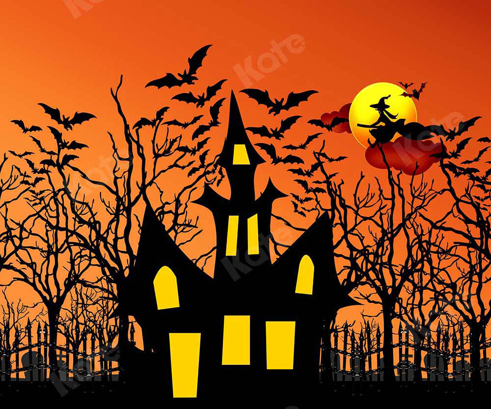 Kate Halloween Witch Backdrop Designed by Chain Photography -UK