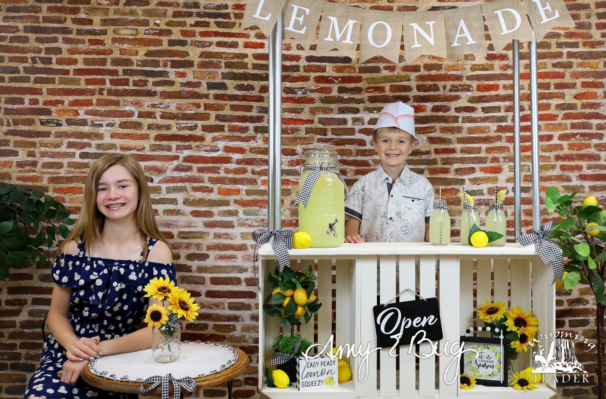 Kate Distressed Brick Wall Backdrop for Photography -UK