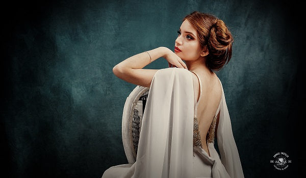 Kate Abstract Texture Fine Art Green tones Backdrop designed by Veronika Gant -UK