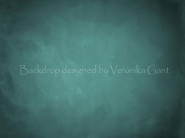 Kate Abstract Texture Fine Art Green tones Backdrop designed by Veronika Gant -UK