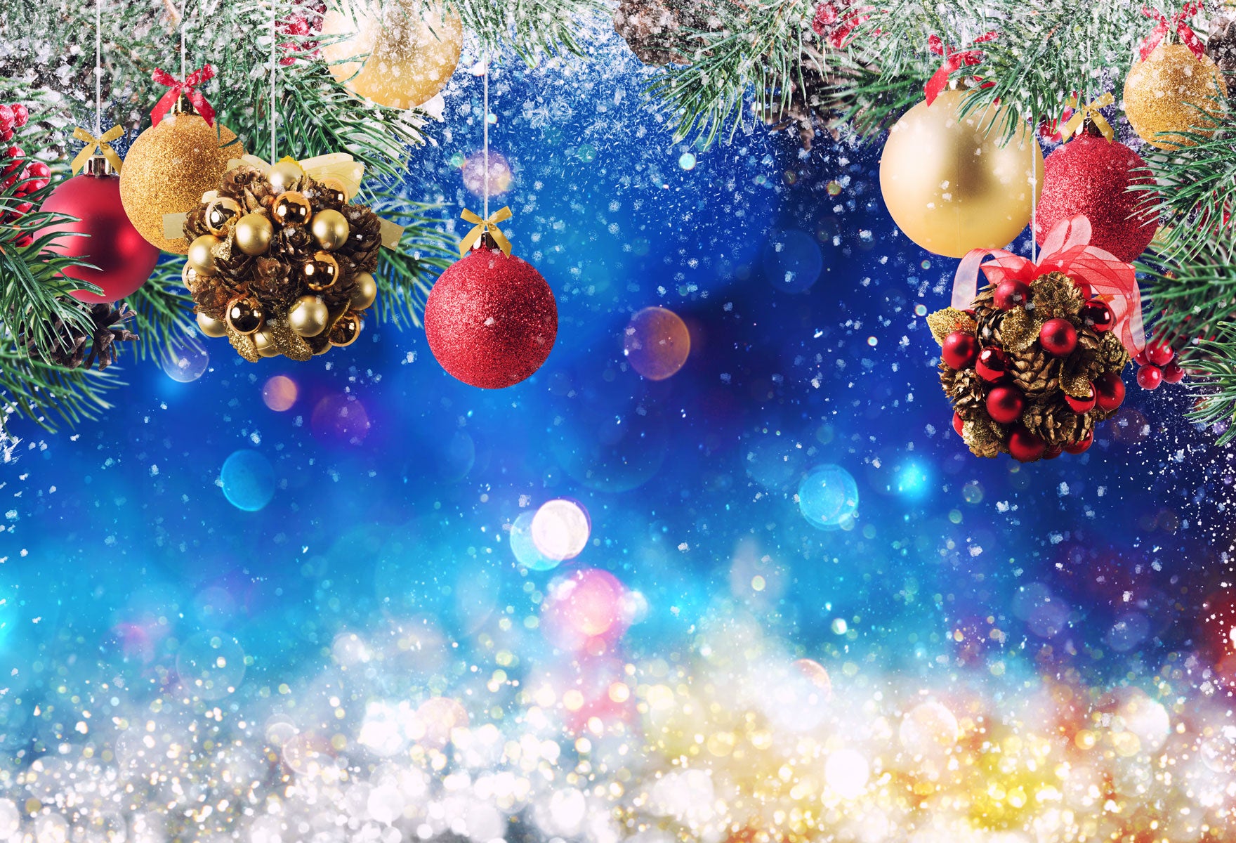 Kate Christmas Decoration Bokeh Backdrops for Photography - Kate backdrops UK