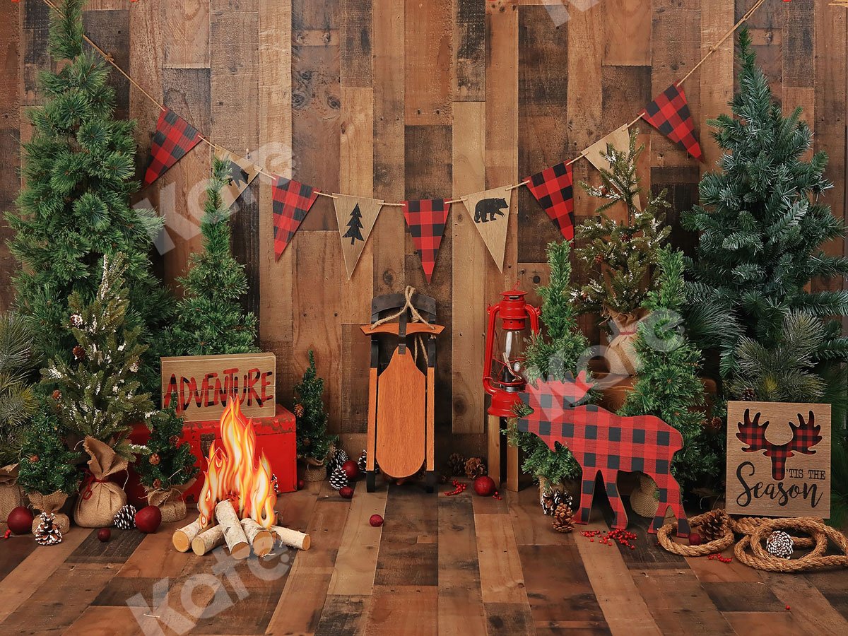 Kate Wood Xmas Toy Christmas Backdrop -UK
