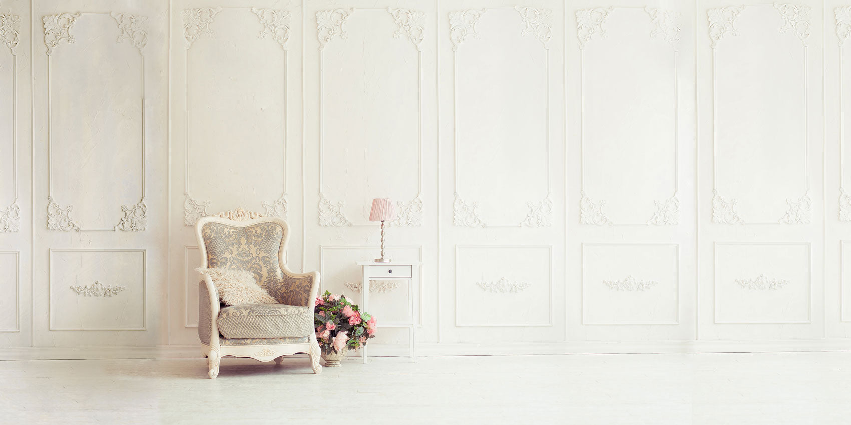 Kate White Room Sofa Backdrops for Children Photography -UK