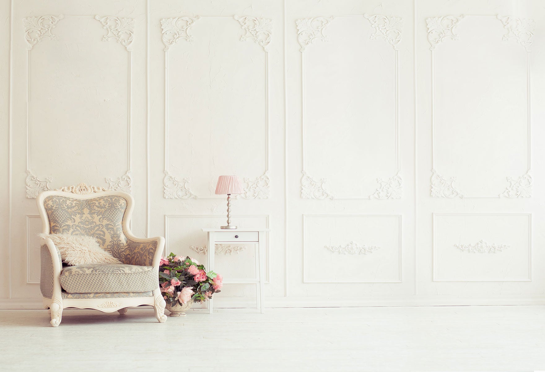 Kate White Room Sofa Backdrops for Children Photography -UK