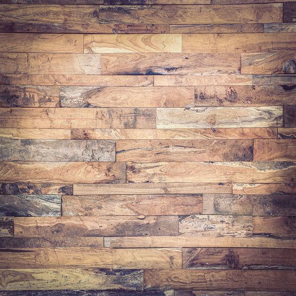 Fox Rolled Brown Barn Wood Retro Vinyl Photography Backdrop - Foxbackdrop