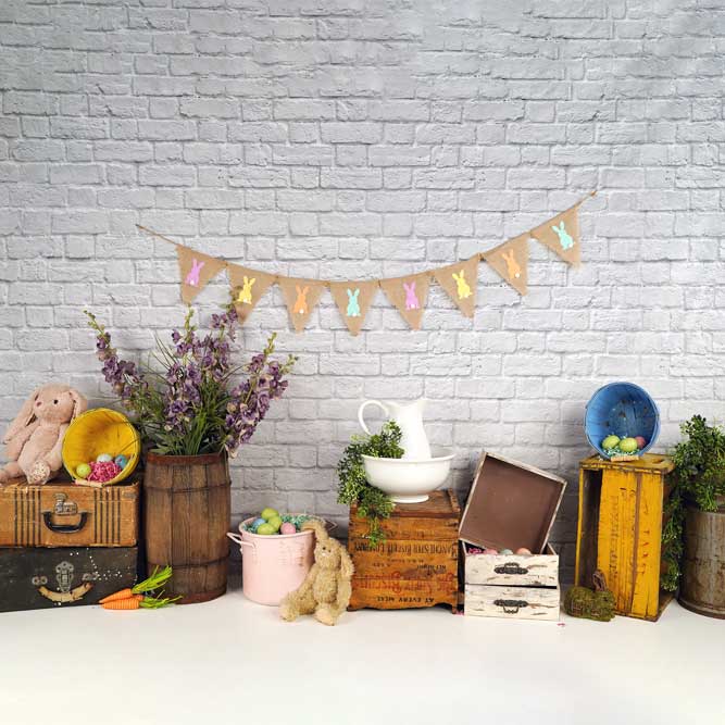 Kate Hoppy Easter Backdrop designed by Arica Kirby -UK