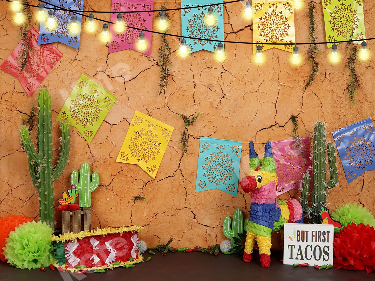 Kate Children's Playground Cinco de Mayo Party Backdrop for Photography Studios -UK