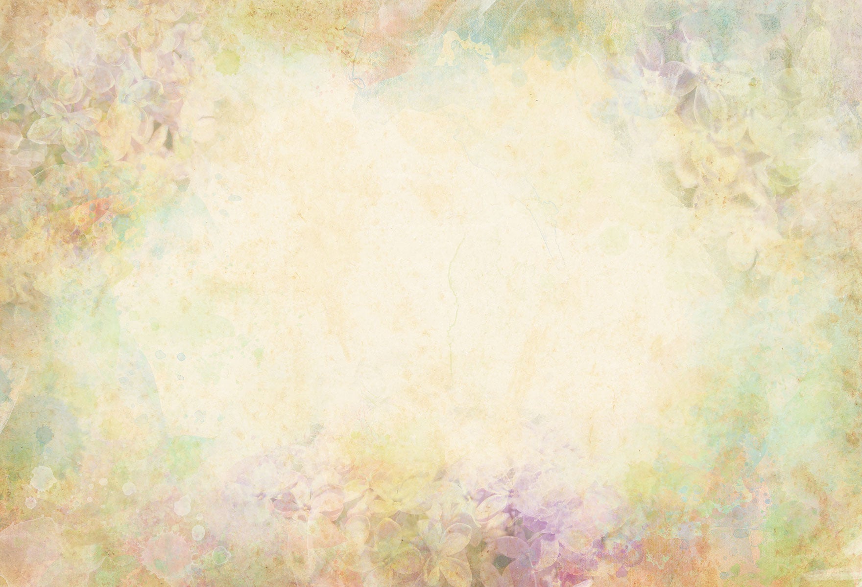 Kate Yellow Retro Flowers Backdrop for Newborn -UK