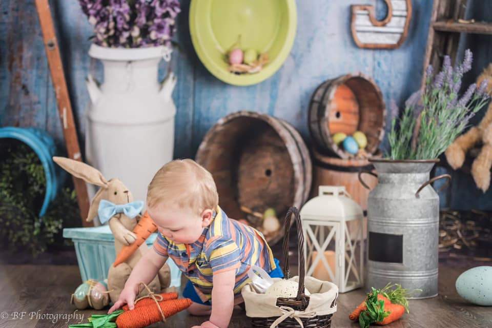 Kate Egg-celent Easter Backdrop designed by Arica Kirby -UK