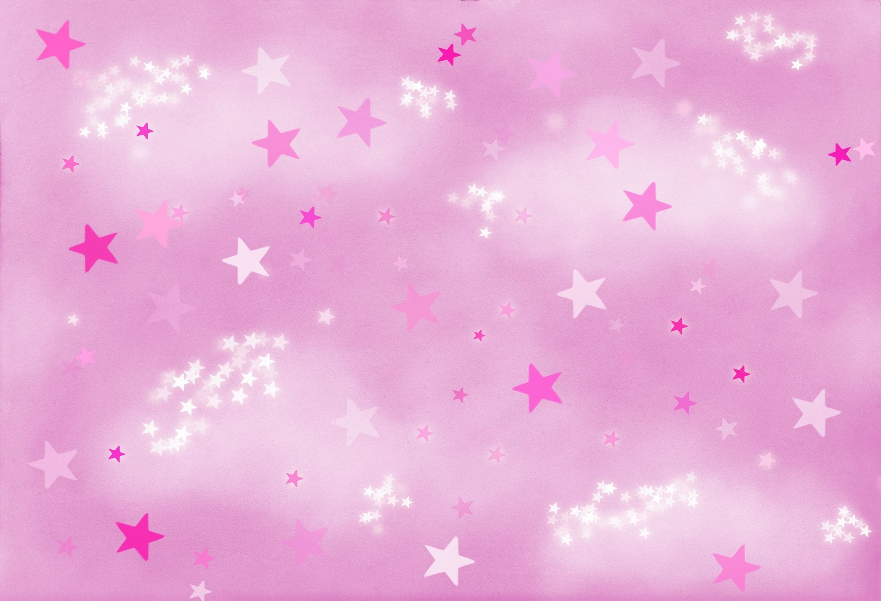 Kate Soft Skies Pink Stars Backdrop for Photography Designed by Mini MakeBelieve -UK