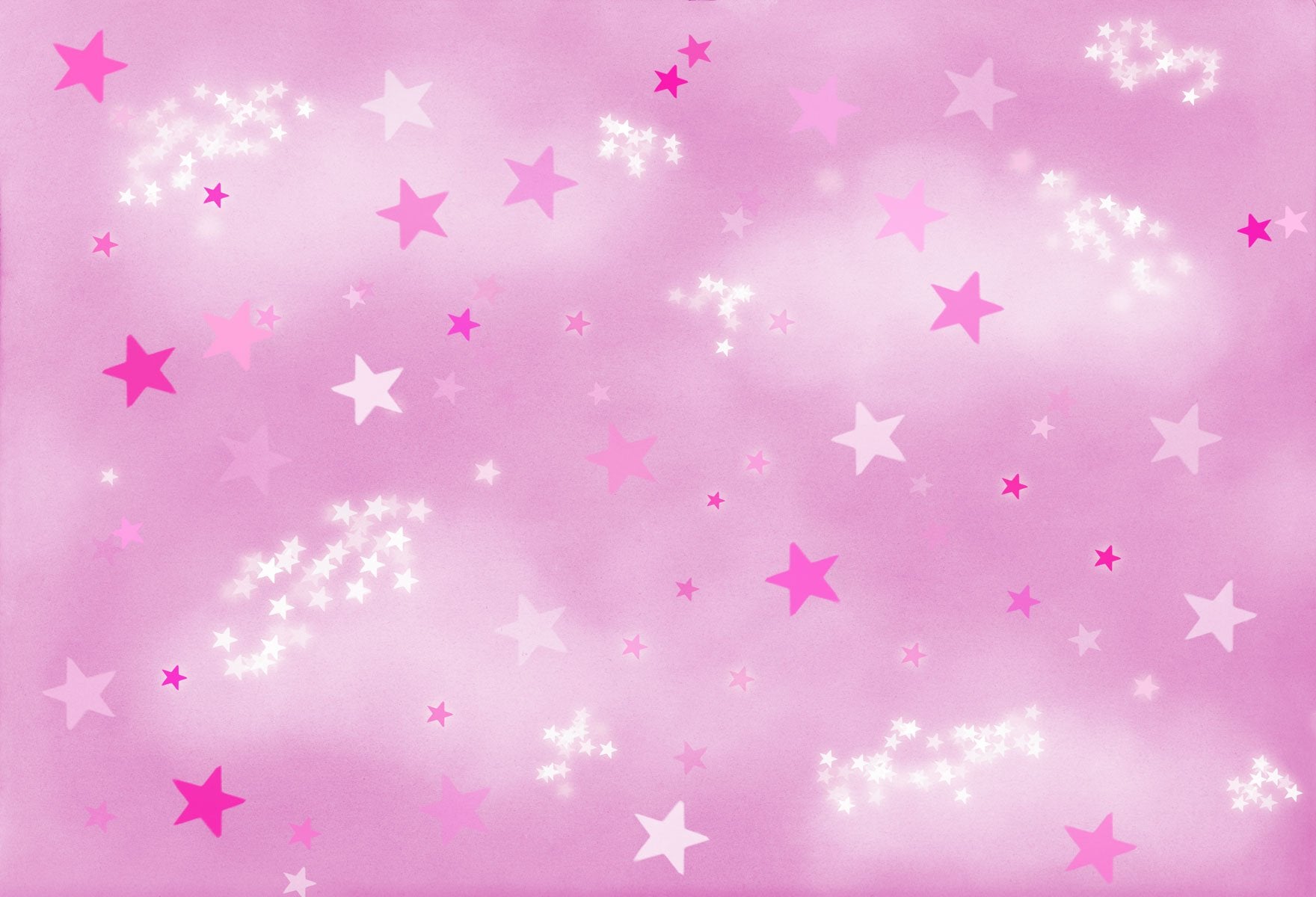 Kate Soft Skies Pink Stars Backdrop for Photography Designed by Mini MakeBelieve