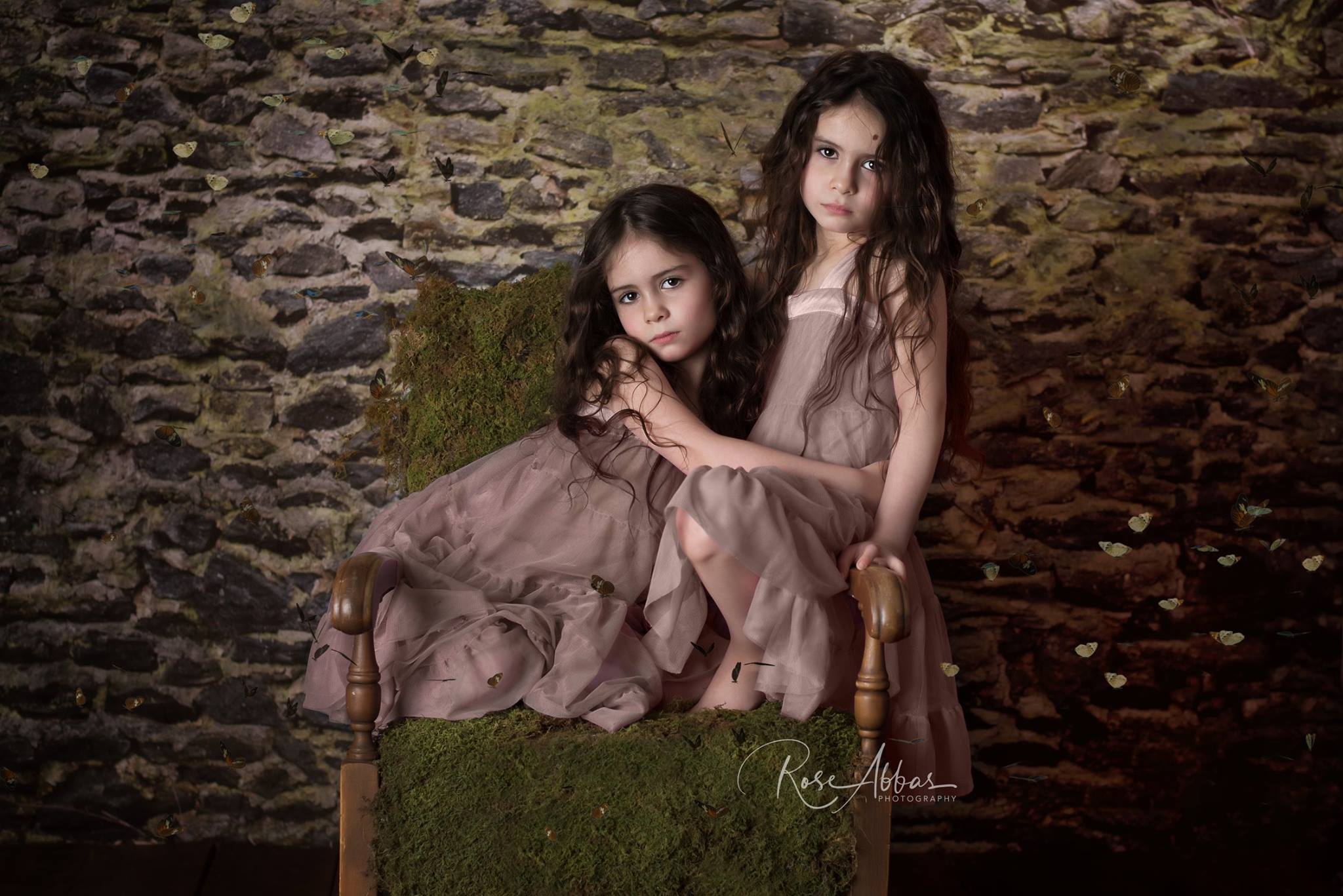 Kate Mossy Rock Wall backdrop designed by Arica Kirby -UK