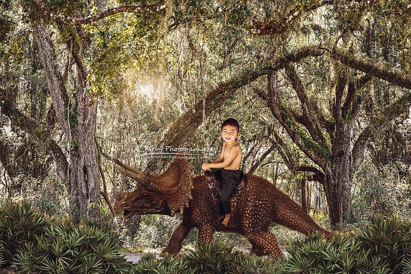 Kate Prehistoric Forest Backdrop designed by Arica Kirby -UK