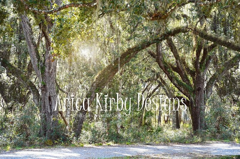 Kate Prehistoric Forest Backdrop designed by Arica Kirby -UK