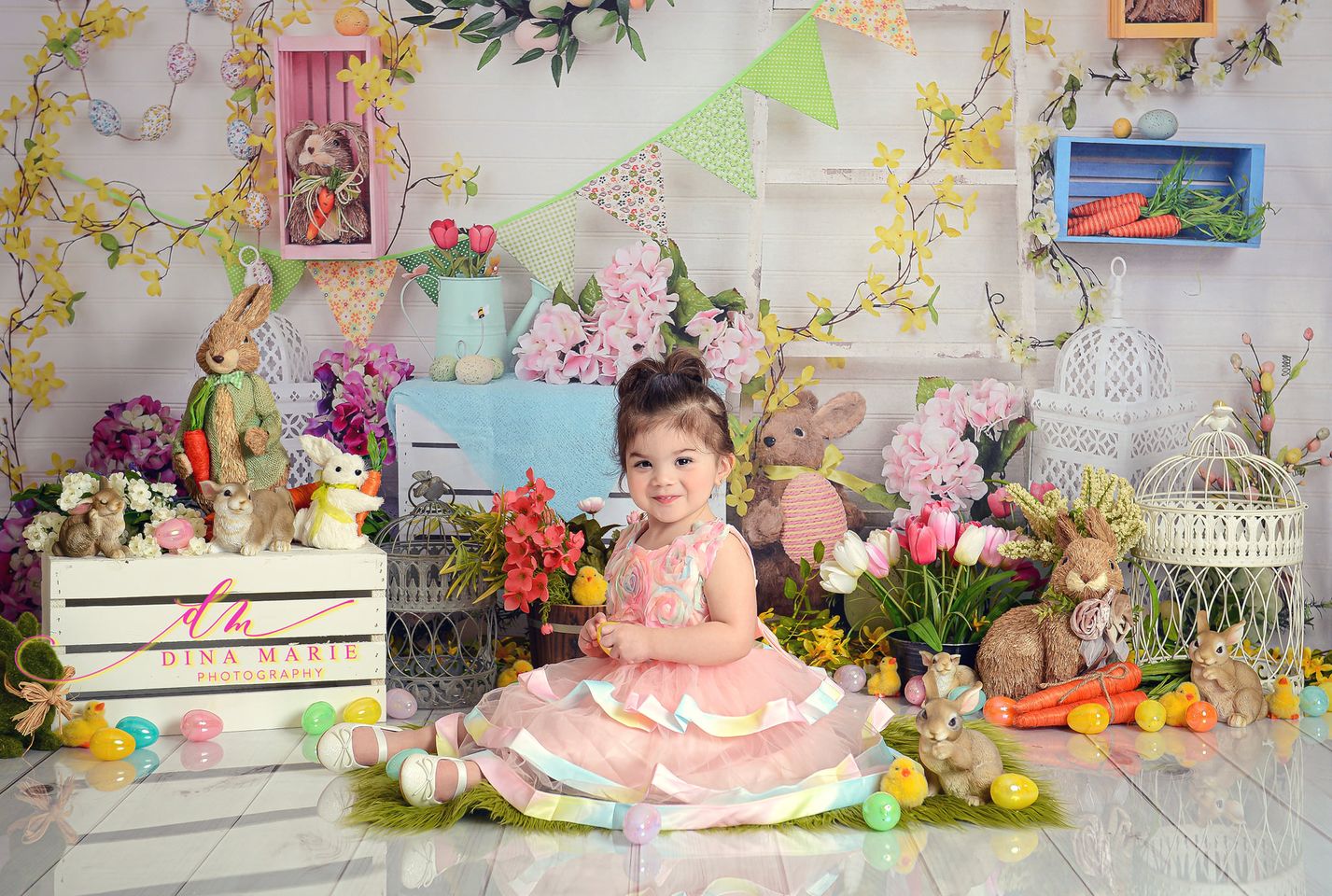 Kate Hello Spring Home Backdrop for Easter session -UK