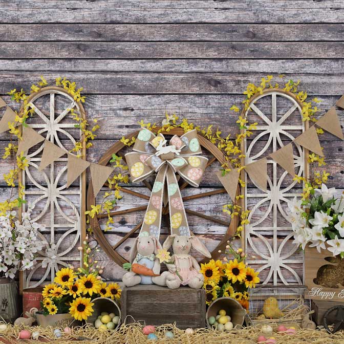 Kate Sunflower Easter Backdrop -UK