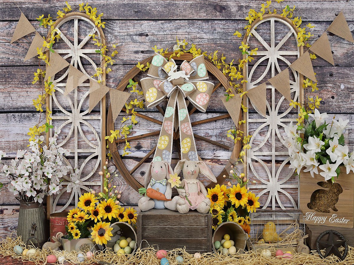 Kate Sunflower Easter Backdrop -UK