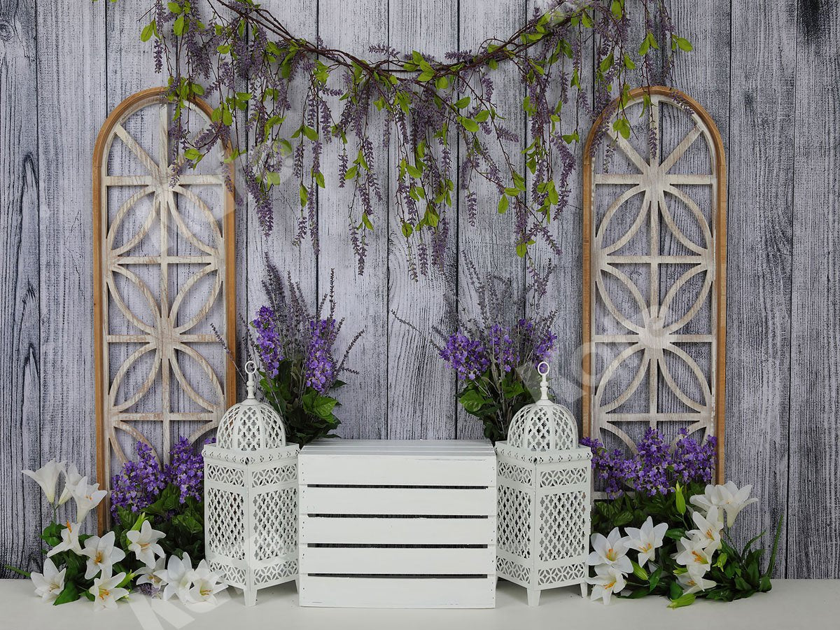 Kate Peaceful Lavender Backdrop for Easter/Spring -UK