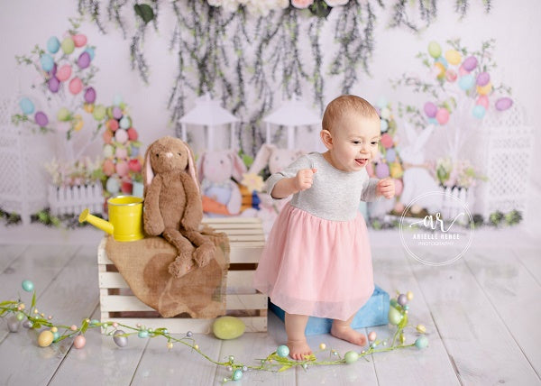 Kate Easter Swag Floral Backdrop for photography -UK