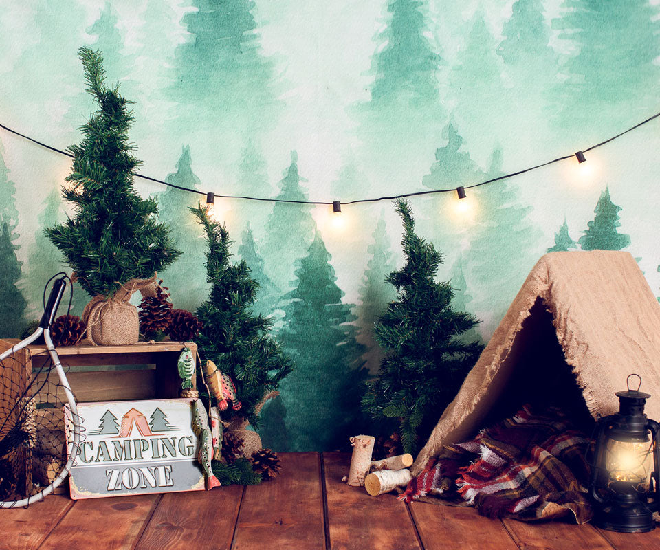 Kate Forest Camping Children Backdrop Designed by Megan Leigh Photography -UK