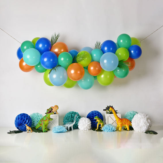 Kate Dinosaur Birthday Balloons Backdrop Designed By Mandy Ringe Photography -UK