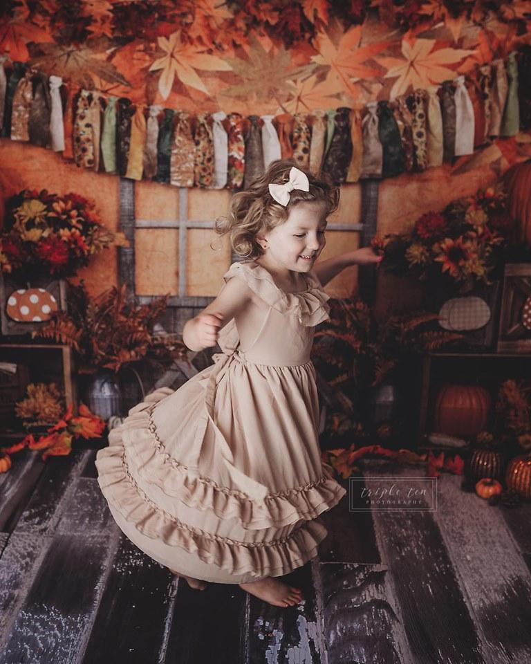 Kate Autumn Harvest Thanksgiving Backdrop -UK