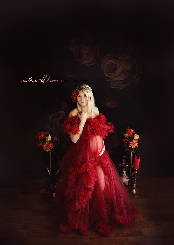 Kate Night Rose Garden Backdrop Designed by Amanda Moffatt -UK