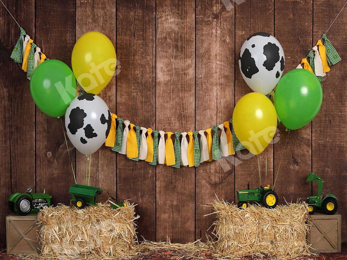Kate Autumn Tractor Celebration Children Backdrop -UK