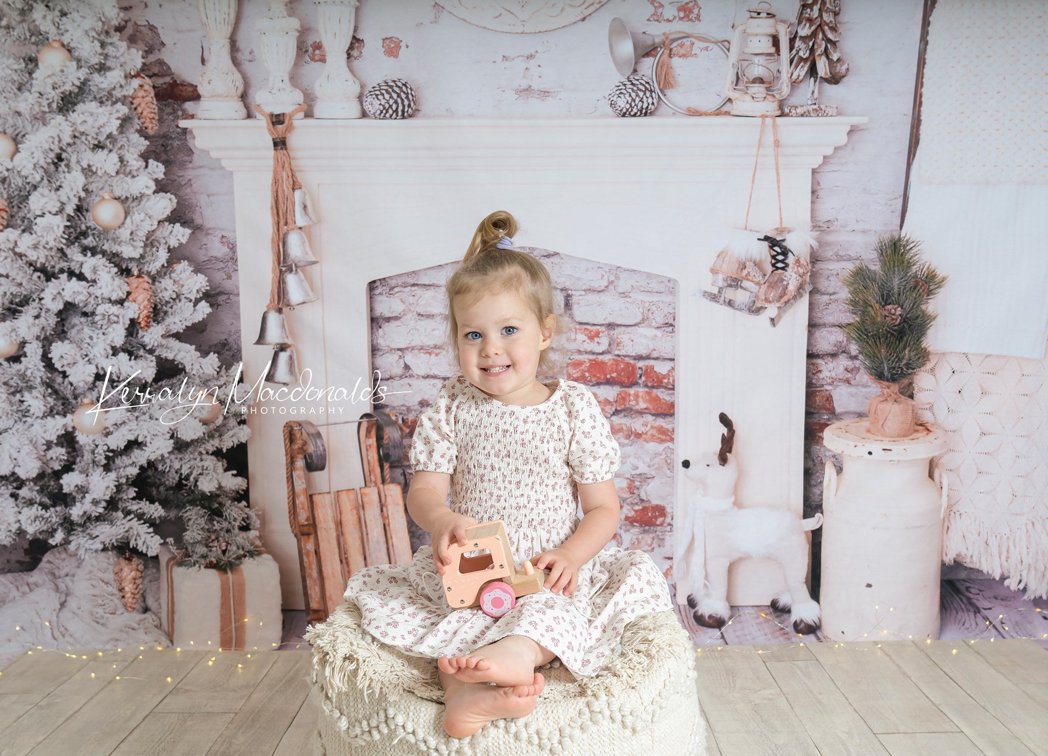 Kate Christmas Decorations Brick Room Backdrop Designed By Pine Park Collection -UK